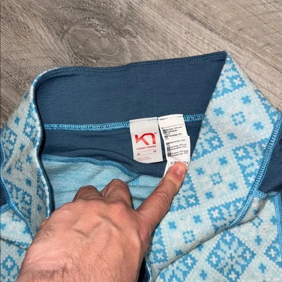 Kari Traa wool base layer pants bottoms leggings tights - Picture 3 of 4